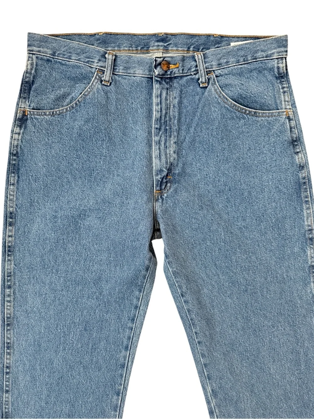 NWT Rustler by Wrangler Regular Fit Straight Leg Jeans Men’s 36x32 100% Cotton